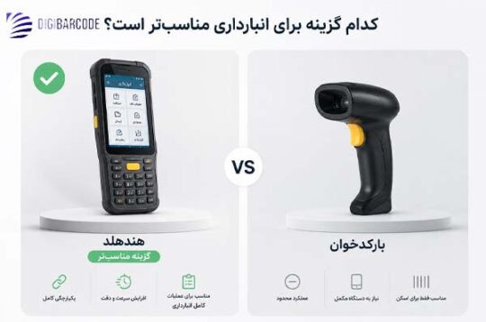 هندهلد یا بارکدخوان کدام برای انبارداری مناسبتر است؟
