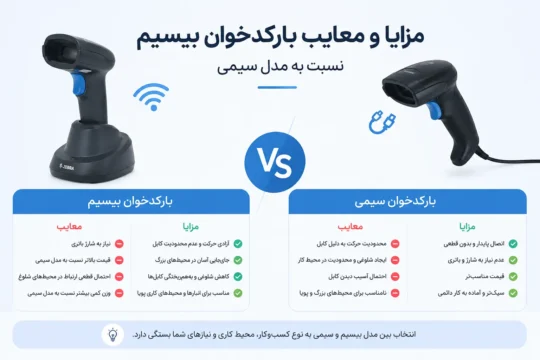 مزایا و معایب بارکدخوان بیسیم